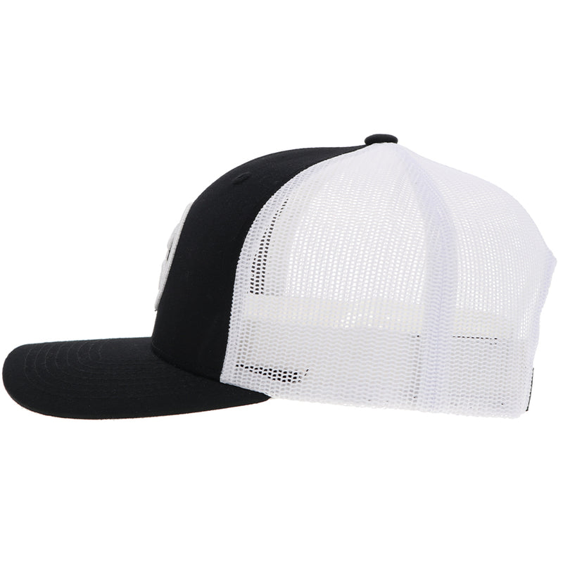 "O-Classic" Hat Black/White w/White Circle Logo