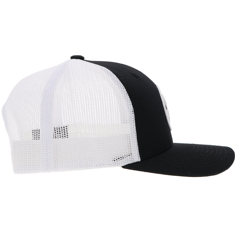 "O-Classic" Hat Black/White w/White Circle Logo