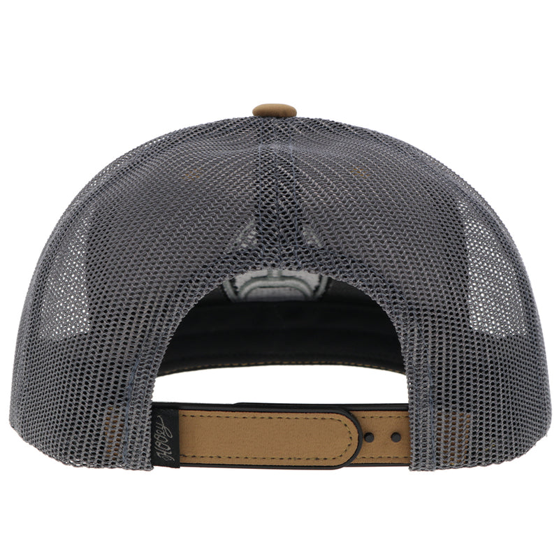 "Primo" Hat Tan/Grey w/Black & Grey Circle Patch