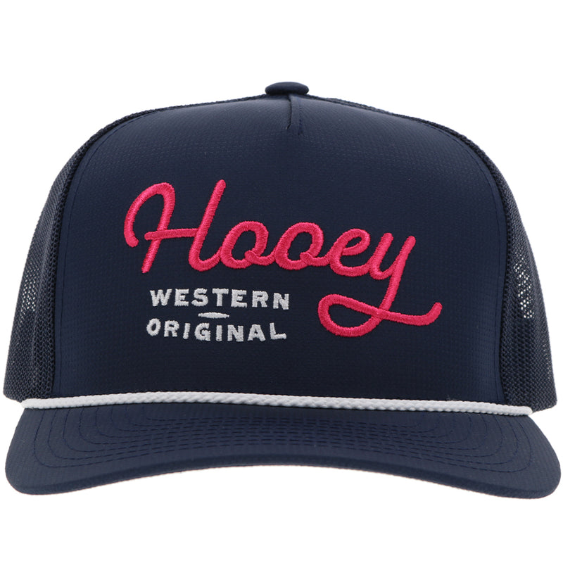 "OG" Hooey Hat Navy w/Red & White