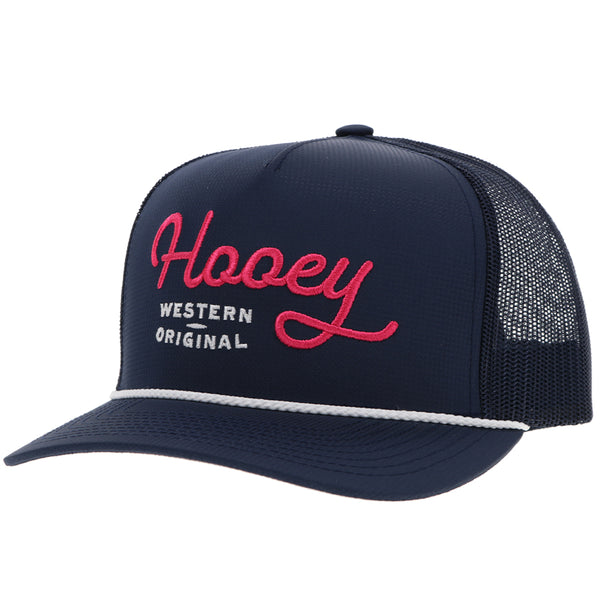 "OG" Hooey Hat Navy w/Red & White