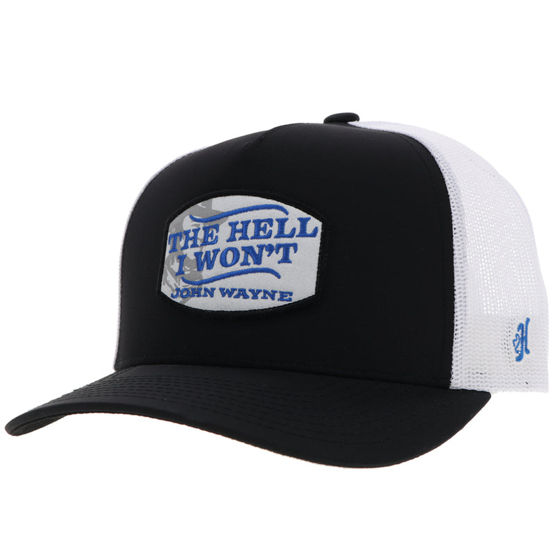 "John Wayne" Hat White/Black