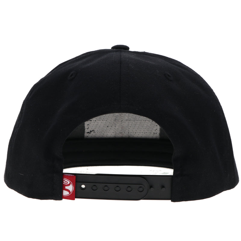 "John Wayne" Hat Black w/Red & White Patch