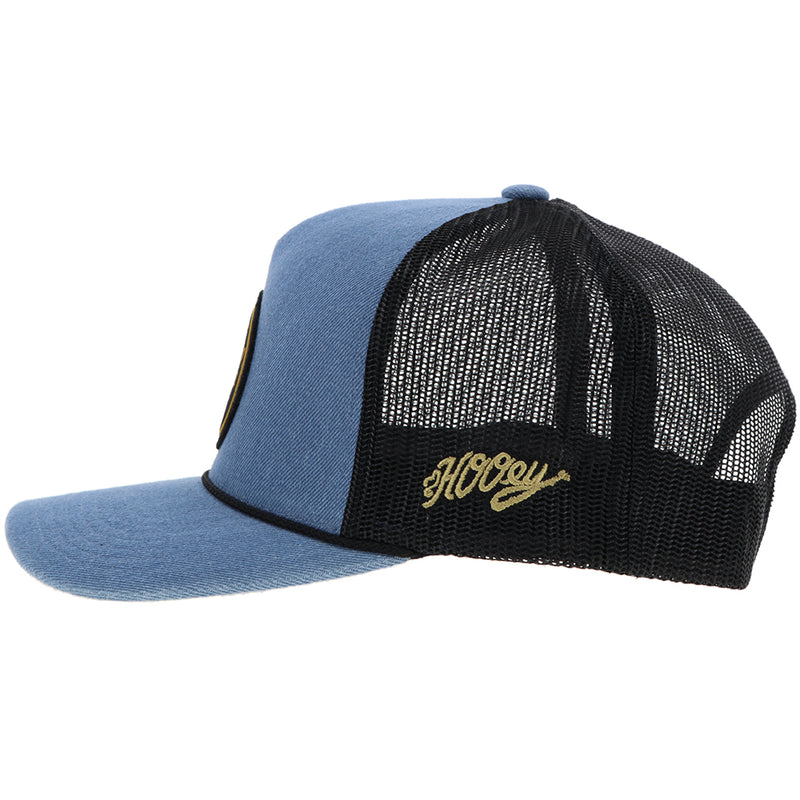 "Pearl" Hat Denim/Black