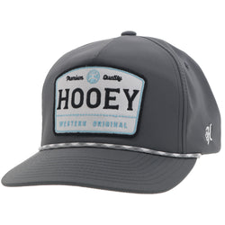 "Trip" Hooey Hat Grey w/Grey/White/Blue Patch