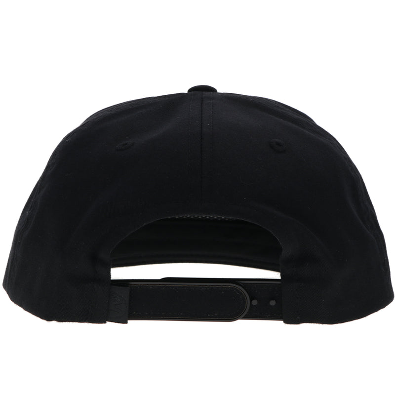 "Summit"  Roughy Hat Black w/Black & White Patch