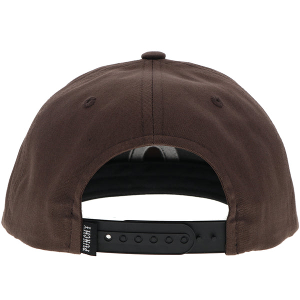 "Punchy" Hat Brown w/Black & White Logo