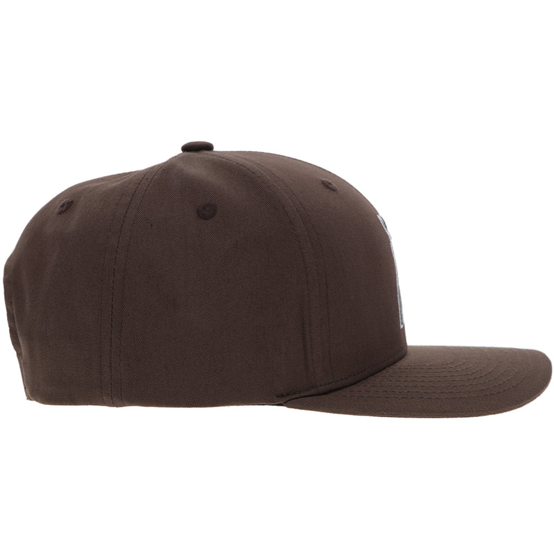 "Punchy" Hat Brown w/Black & White Logo