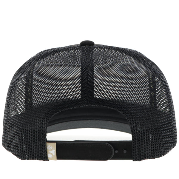 back of all black Punchy hat