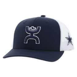 "Dallas Cowboys" Hat Navy/White w/Hooey Logo