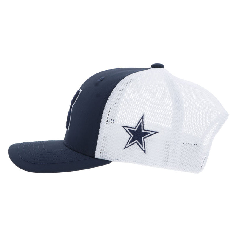 "Dallas Cowboys" Hat Navy/White w/Hooey Logo