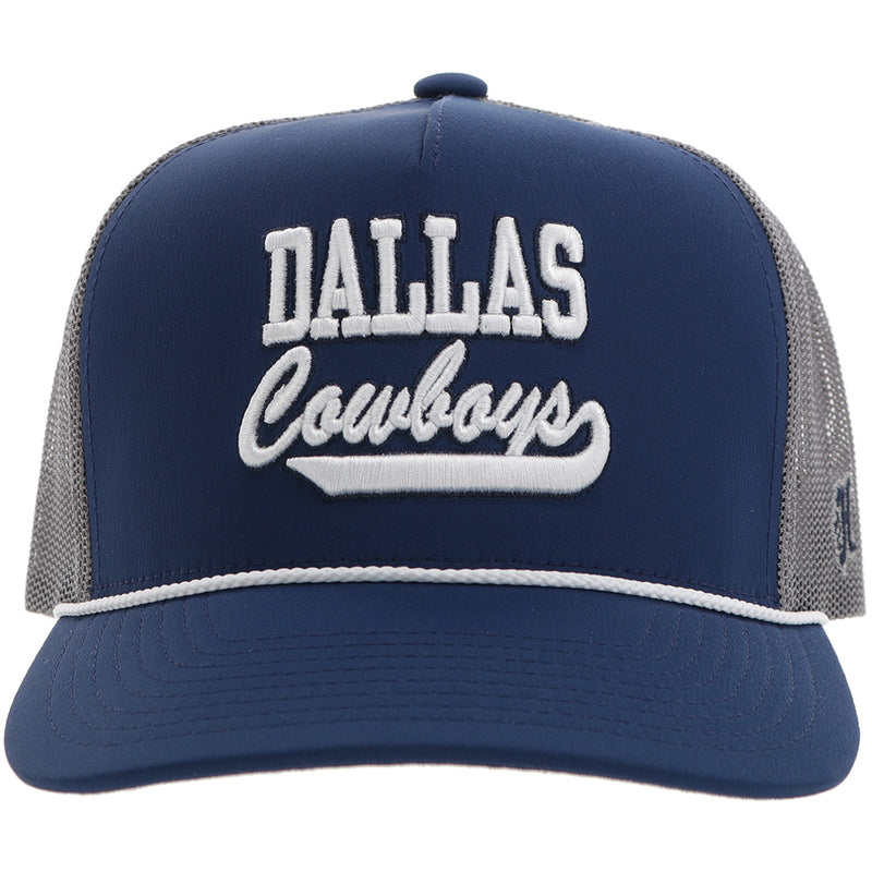 "Dallas Cowboys" Hat Navy/Grey w/Script Logo