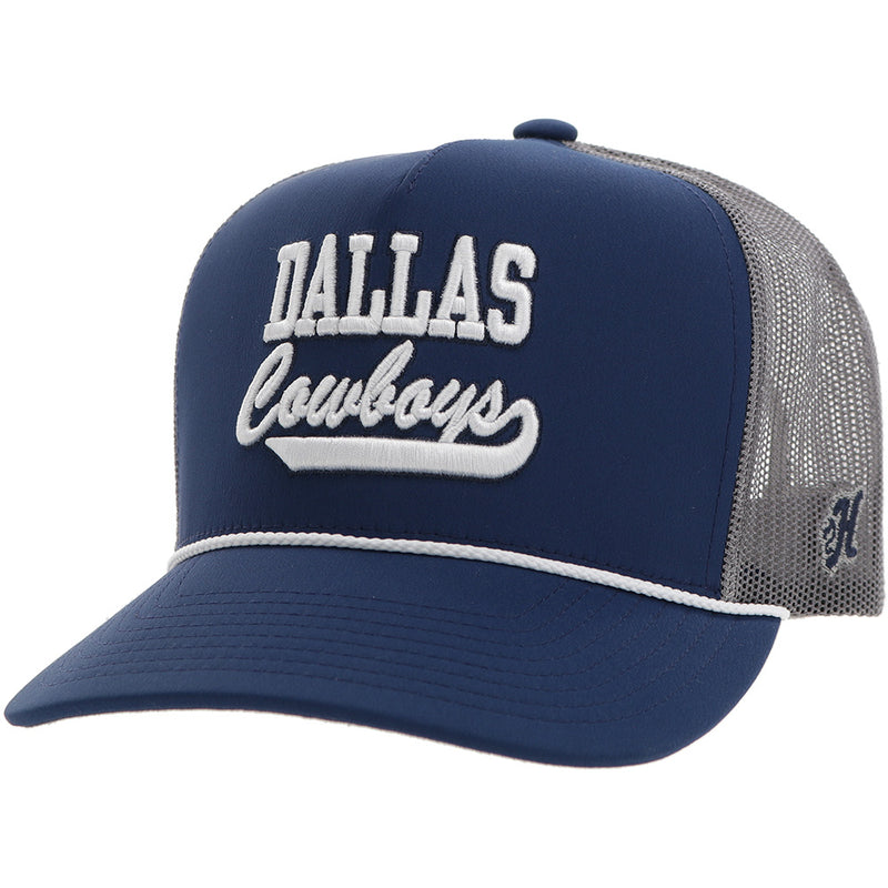 "Dallas Cowboys" Hat Navy/Grey w/Script Logo