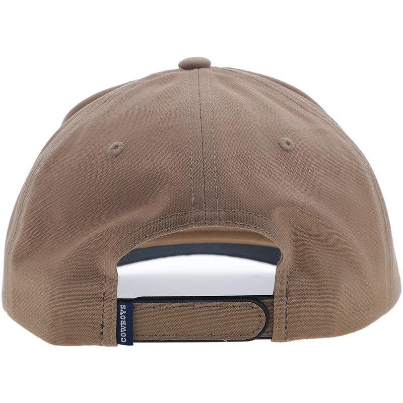 "Dallas Cowboys" Hat Tan w/ White & Blue Patch