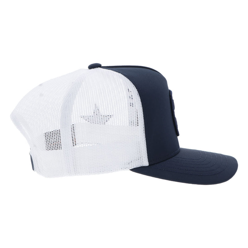 "Dallas Cowboys" Hat Navy/White w/Hooey Patch