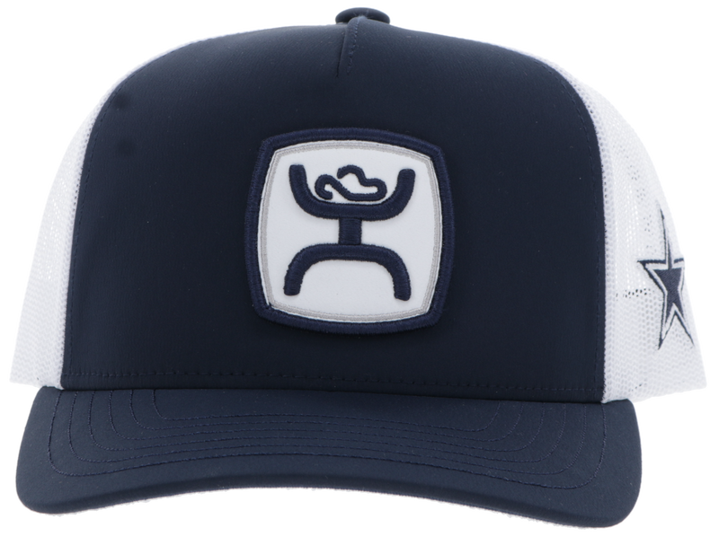 "Dallas Cowboys" Hat Navy/White w/Hooey Patch