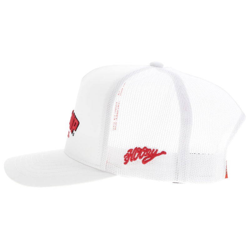 Texas Tech Hat White w/Red/Black Logo