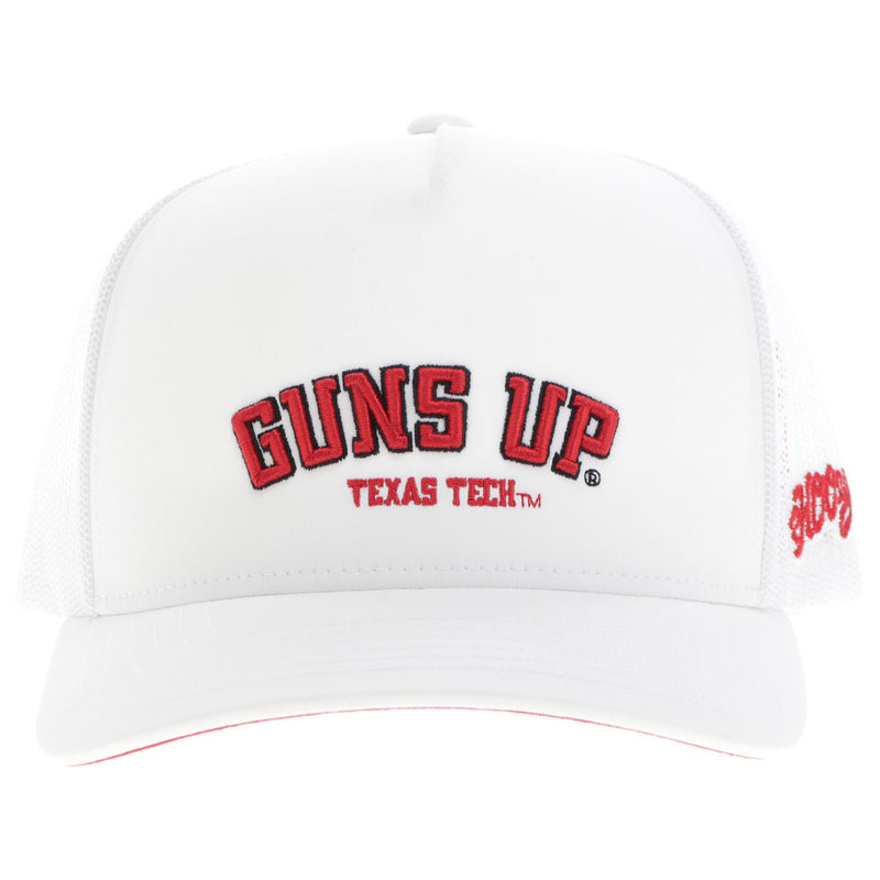 Texas Tech Hat White w/Red/Black Logo