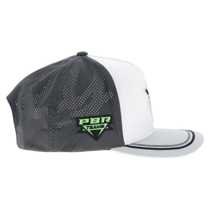 "Austin Gamblers" White/Grey Hat w/Black & White Gambler Logo