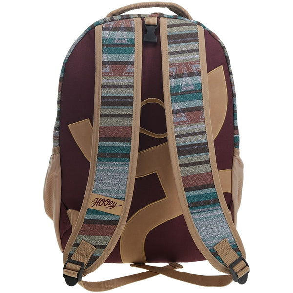 "Recess" Hooey Backpack Serape/Tan & Burgundy