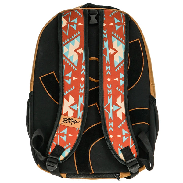 "Recess" Hooey Backpack Tan w/Red & Turquoise Aztec