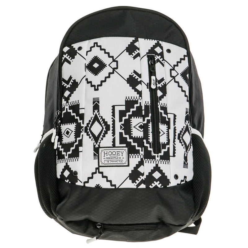 "Rockstar" Hooey Backpack Black/White Aztec