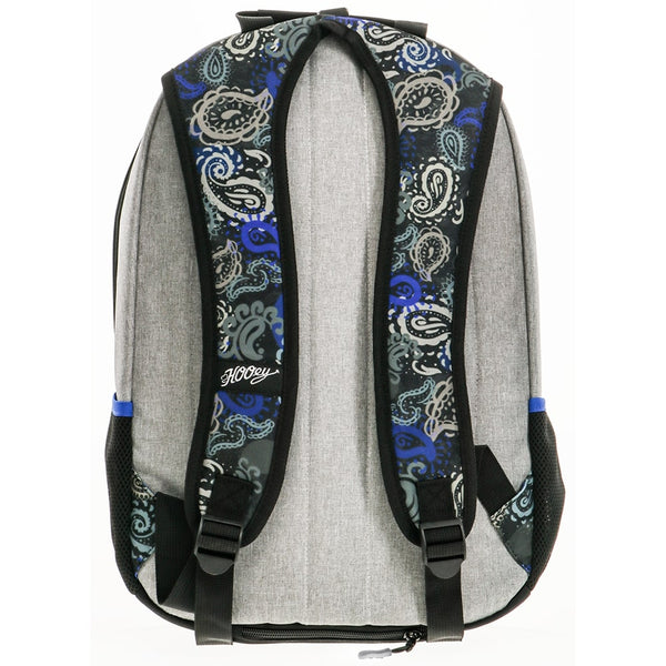 "Rockstar" Hooey Backpack Grey/Black w/Paisley Pattern