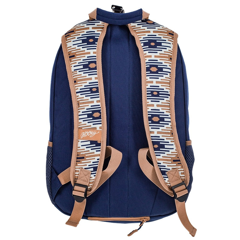 "Rockstar" Hooey Backpack Navy/Tan Aztec