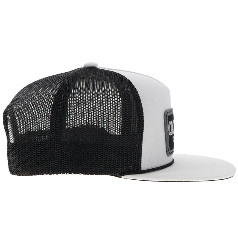 "CR93"  Cactus Ropes Hat White/Black