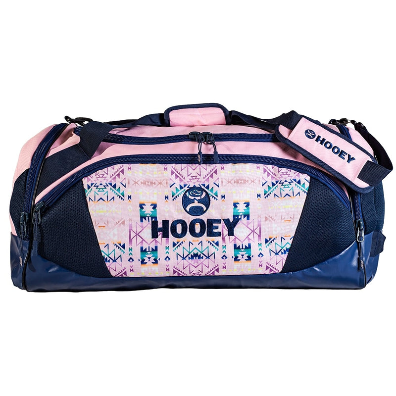 "The Competitor" Carry-All Bag Pink/Navy Aztec