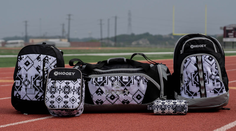 "Rockstar" Hooey Backpack Black/White Aztec