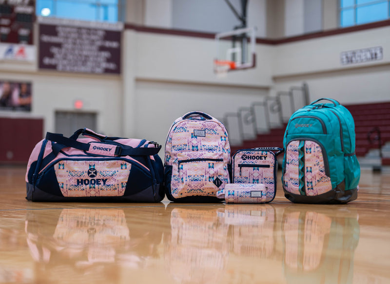 "The Competitor" Carry-All Bag Pink/Navy Aztec