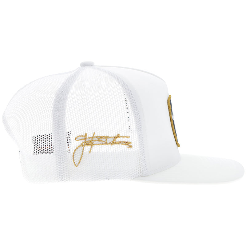 Dusty Tuckness White Hat w/Hooey Logo