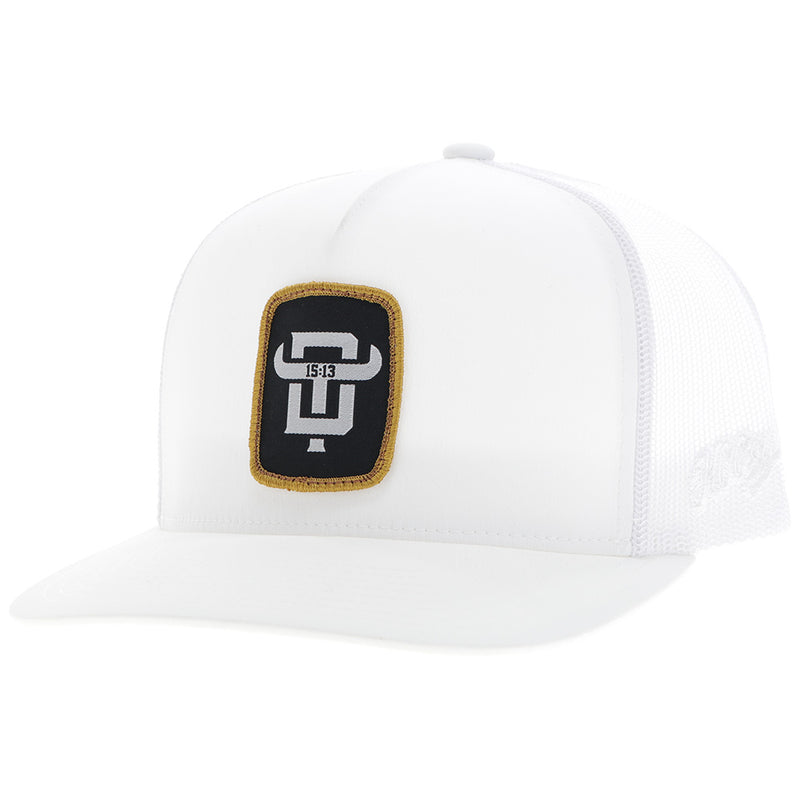 Dusty Tuckness White Hat w/Hooey Logo