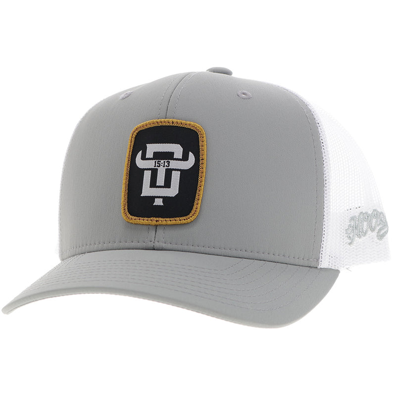 Dusty Tuckness Grey/White Hat w/Hooey Logo