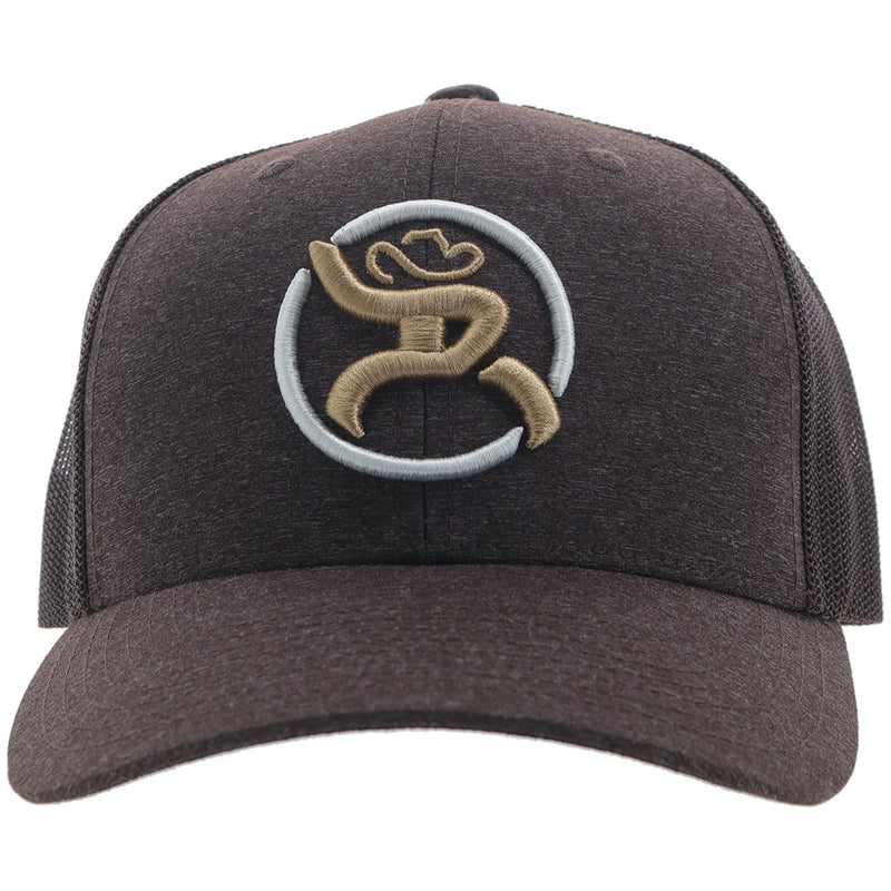 "Strap" Roughy Hat Brown w/Tan & White Logo