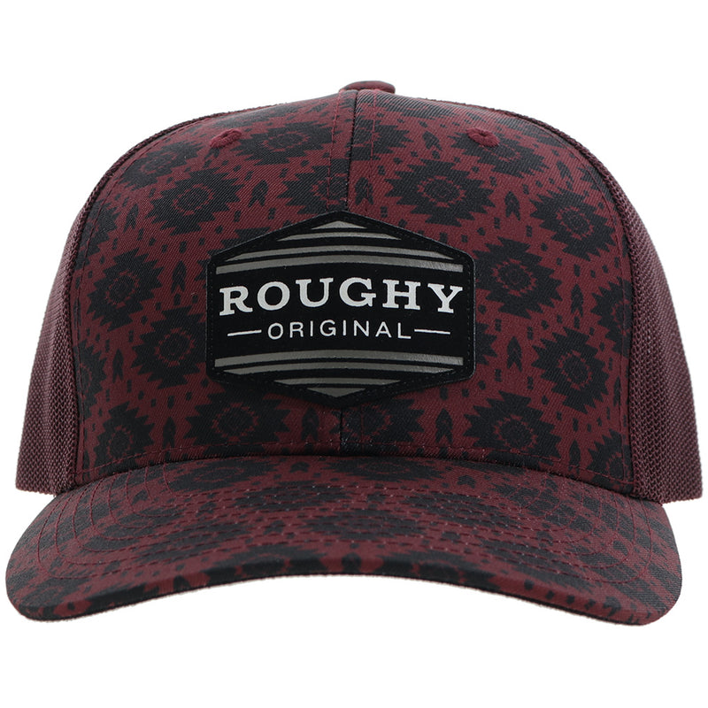 "Tribe" Roughy Hat Red w/Black & White Patch