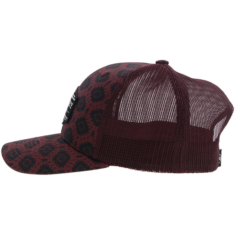 "Tribe" Roughy Hat Red w/Black & White Patch