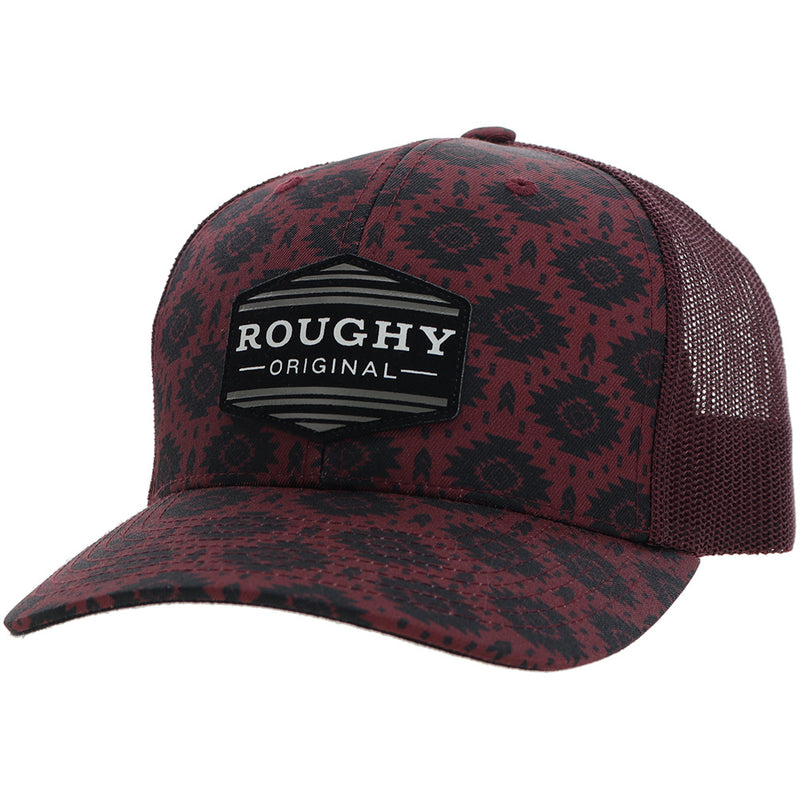 "Tribe" Roughy Hat Red w/Black & White Patch