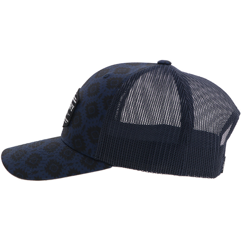 "Tribe" Roughy Hat Navy w/Black & White Patch