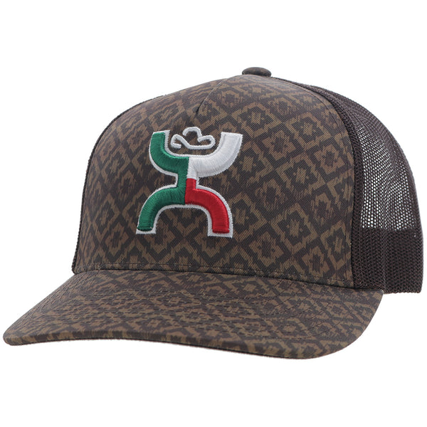 "Boquillas" Hooey Hat Tan/Brown w/Red/White & Green Logo