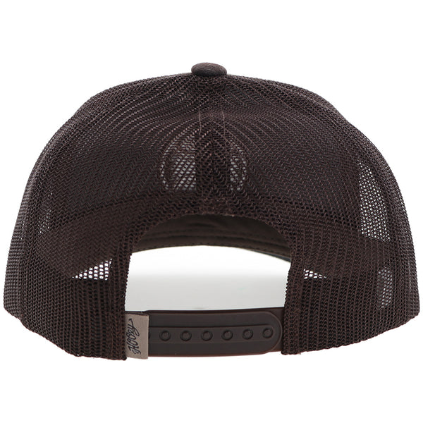 "Primo" Hooey Hat Brown w/Black/Cream Patch