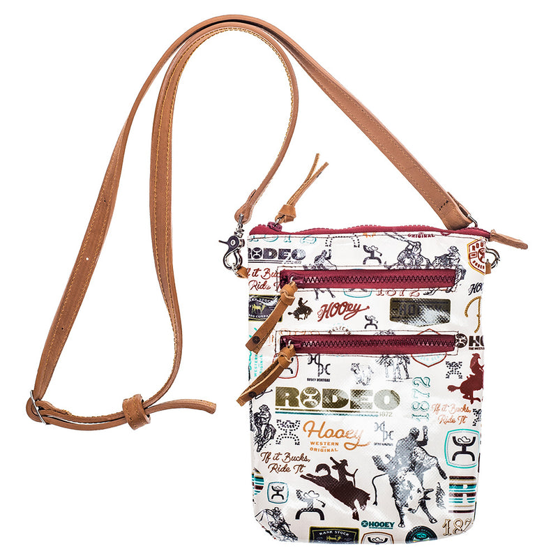 back of rodeo pattern cross body