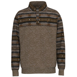 "Stevie" Tan & Brown w/Aztec Pullover