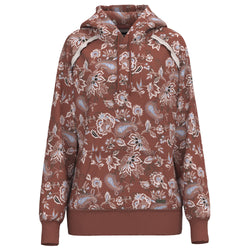 Chaparral Marsala floral print hoody