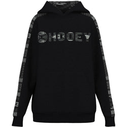 Youth "Canyon" Black w/Grey Aztec Hoody