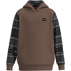 Youth "Legendary Hoody" Brown w/ Black & Grey Aztec