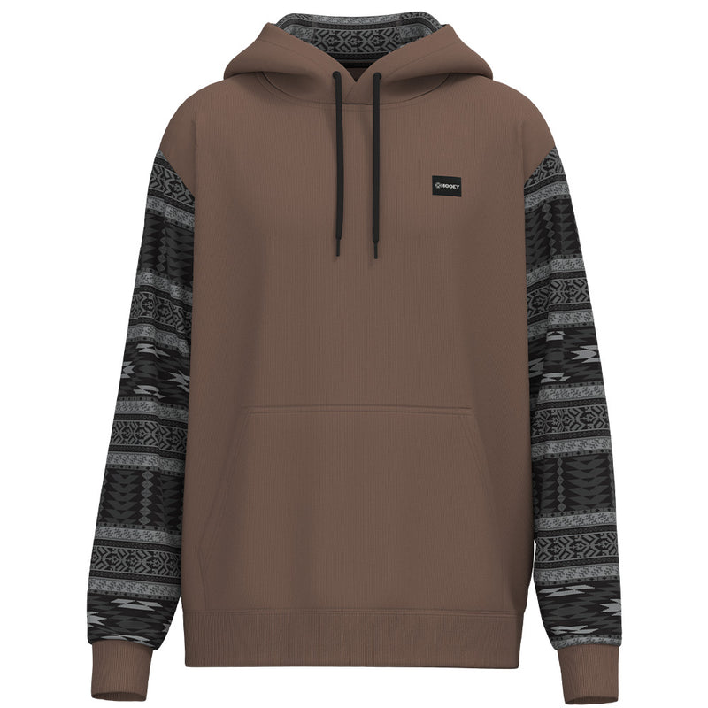 "Legendary Hoody" Brown w/ Black & Grey Aztec