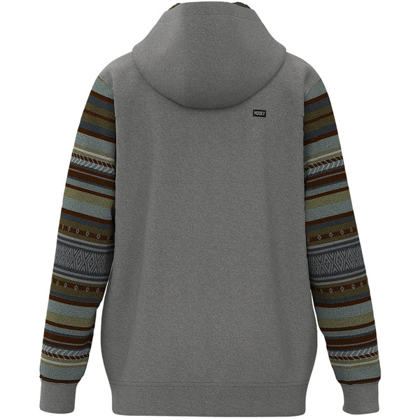 Youth "Polar Fleece" Grey w/Serape Hoody