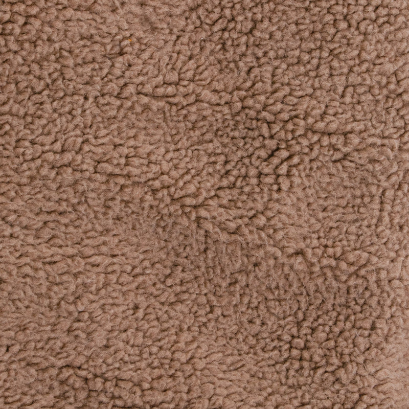 brown fleece swatch